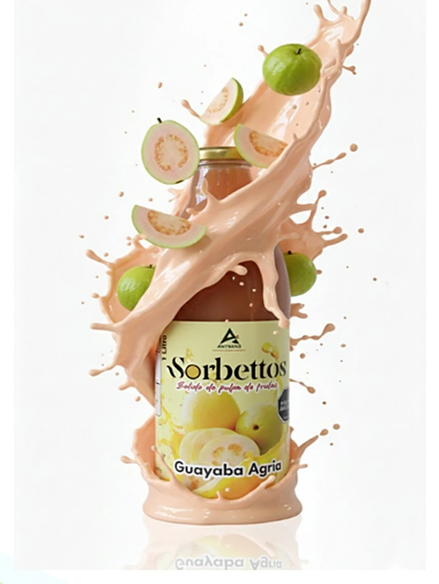 Botella Sorbettos sabor Guayaba Agria