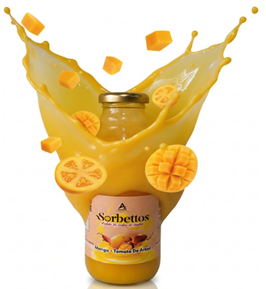Botella Sorbettos sabor Mango-Tomate de Árbol